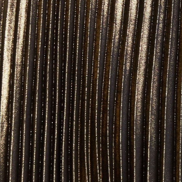 🆕Lauren by Ralph Lauren Pleated Metallic Skirt - Picture 5 of 7